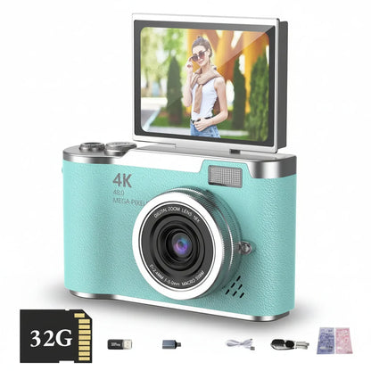 4K Flip Screen Compact Digital Camera