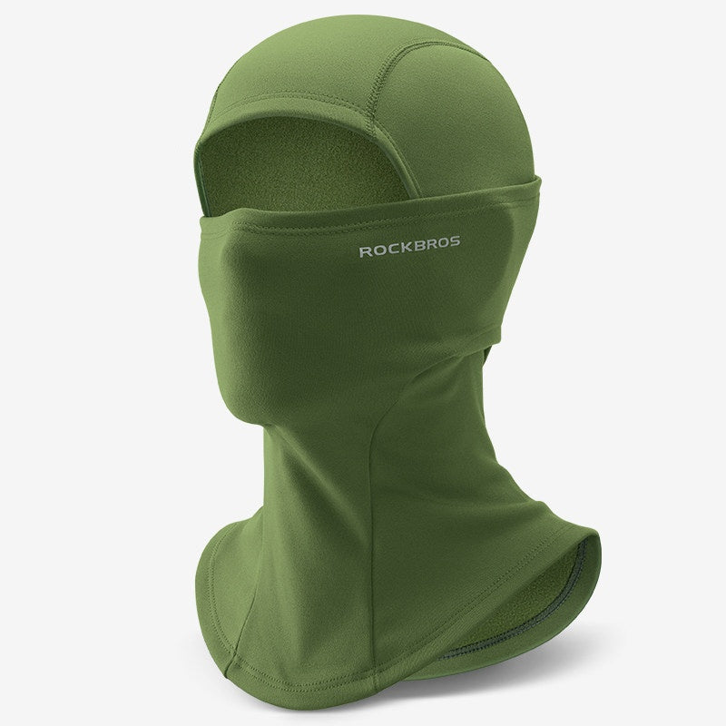 Windproof Thermal Winter Balaclava in Green