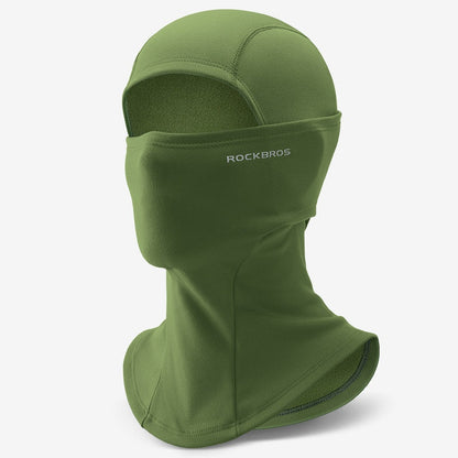Windproof Thermal Winter Balaclava in Green
