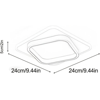 Square Geometric LED Ceiling Light
