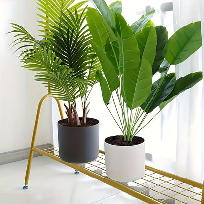 Round Planter with Wooden Legs