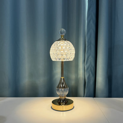 Crystal Rechargeable Touch Table Lamp