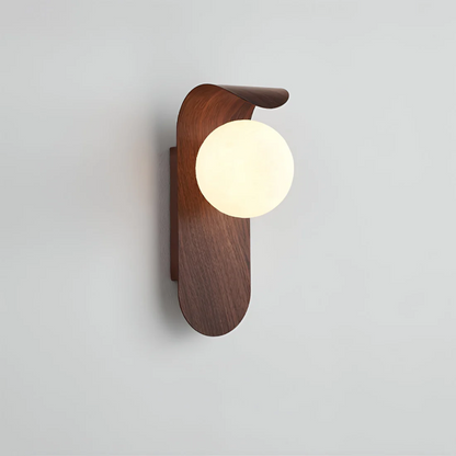 Icar Scandinavian Wooden LED Wall Lamp