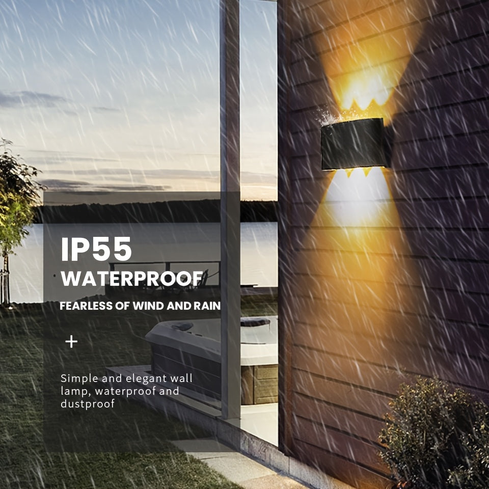 Dual Beam IP55 Indoor & Outdoor LED Wall Light
