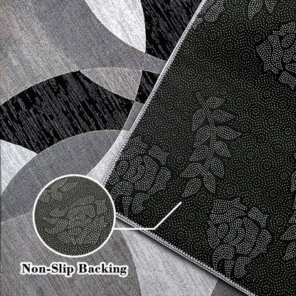 Orbit Weave Geometric Velvet Rug