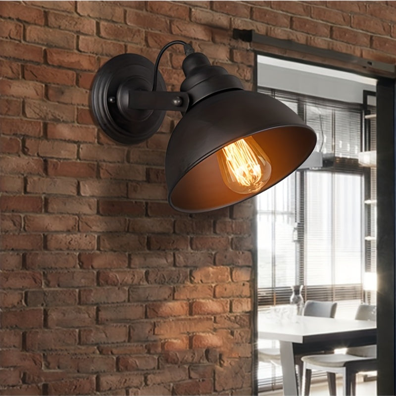 Retro Industrial Metal Wall Sconce