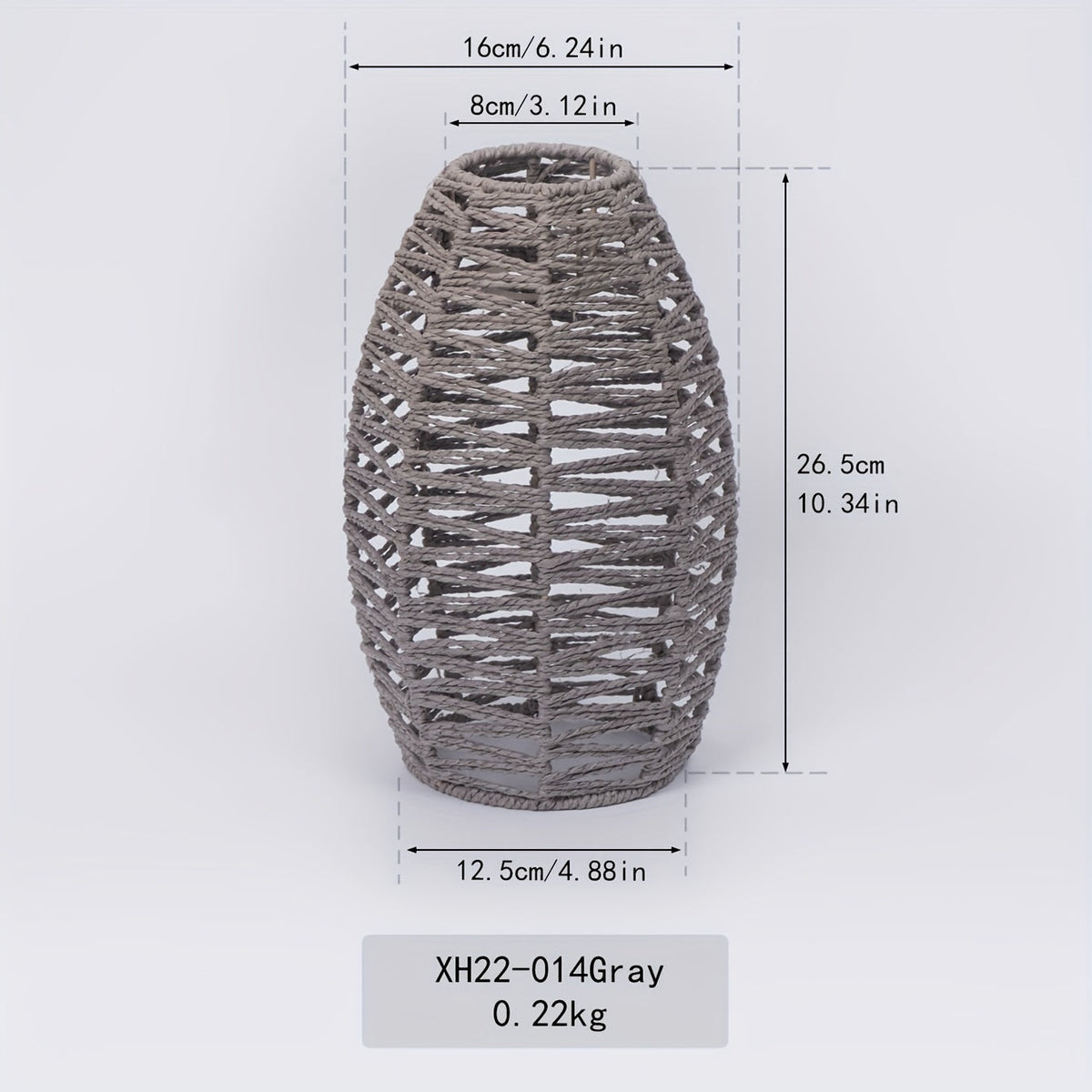 Natural Handwoven Rope Pendant Shade