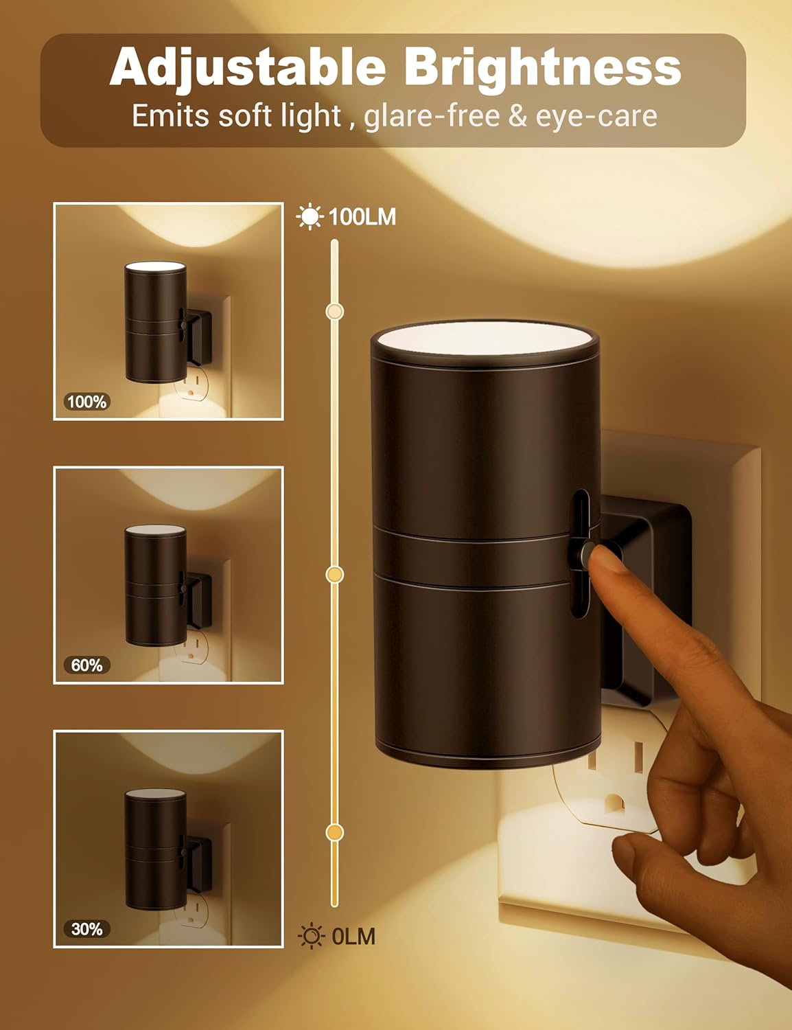 NightNova Dimmable Plug-In Night Light