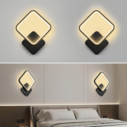 Square Geometric LED Wall Lamp
