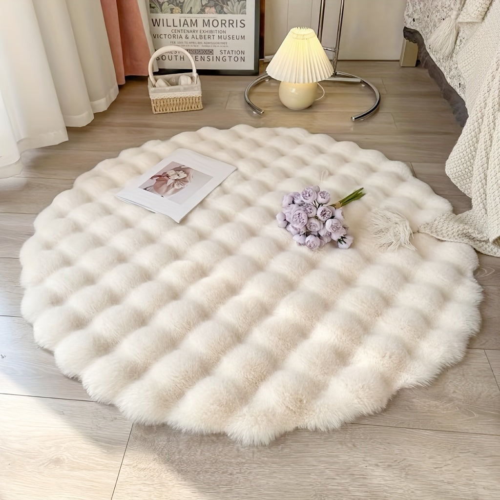Cloud Round Bubble Rug