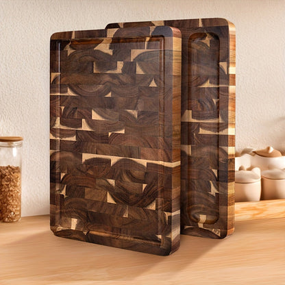 Acacia End Grain Cutting Board