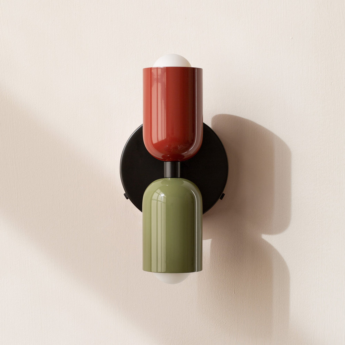 Cozy Crest Nordic Macaron Bedside Wall Lamp - Modern Muted-Color Sconce for Bedroom & Hallway, 10 Color Combinations