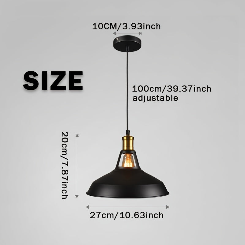Retro Loft Industrial Metal Pendant Light