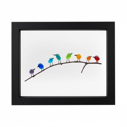 Sea Glass & Driftwood Coastal Wall Art