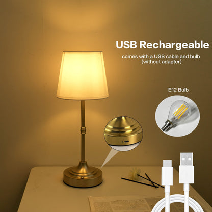 Dimmable Cordless Rechargeable Table Lamp