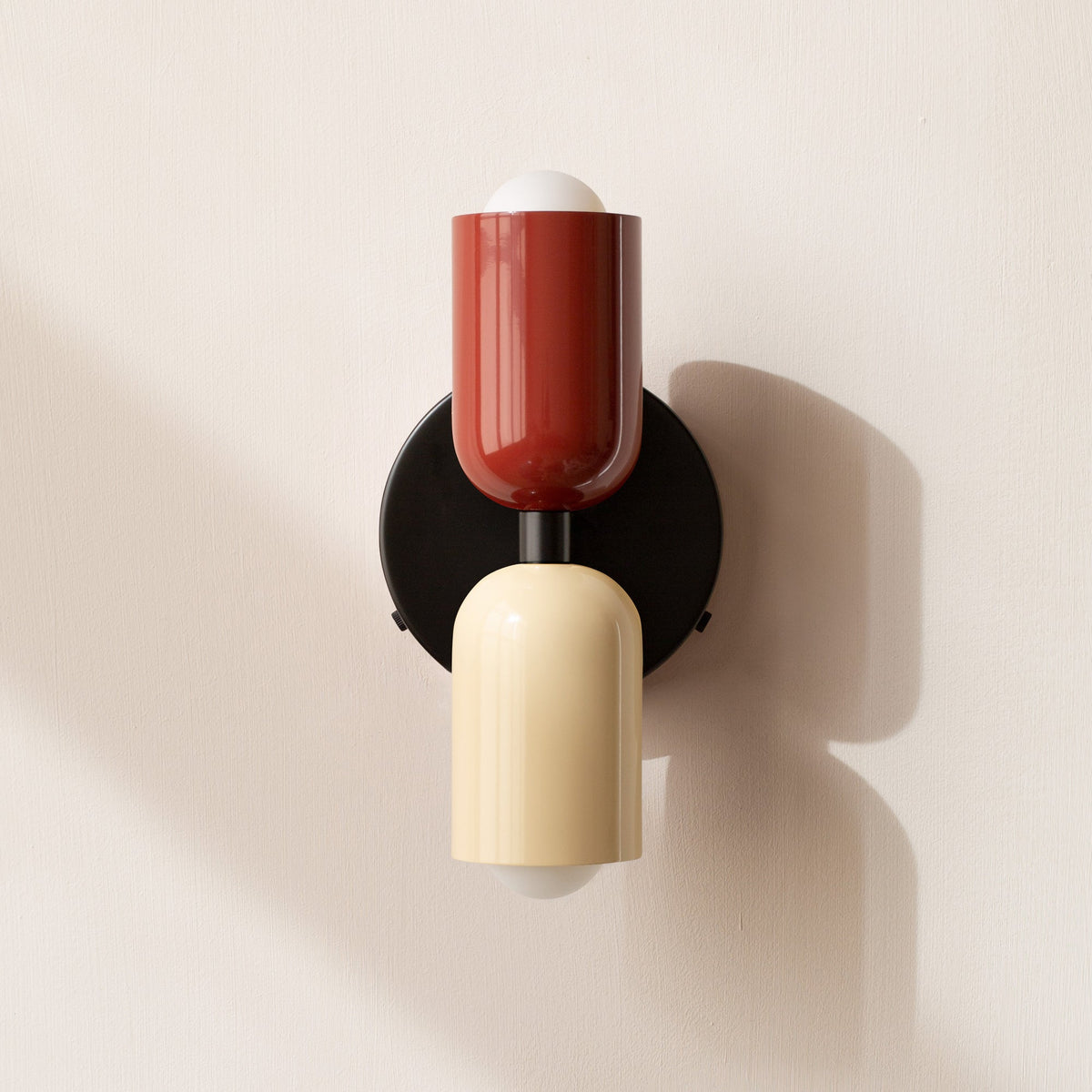 Cozy Crest Nordic Macaron Bedside Wall Lamp - Modern Muted-Color Sconce for Bedroom & Hallway, 10 Color Combinations