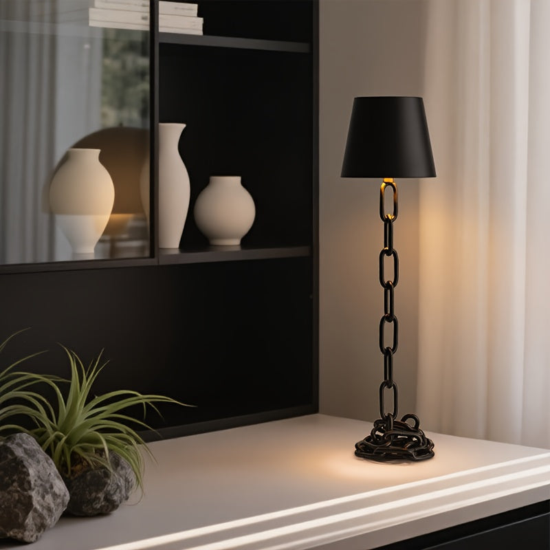 Chain-Link Rechargeable Touch Table Lamp