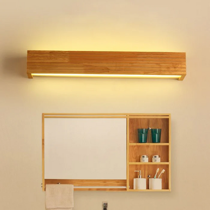 Modern Wooden Minimalist LED Wall Lamp