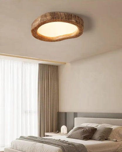 Le Halo Bois Rustic Wood LED Ceiling Light