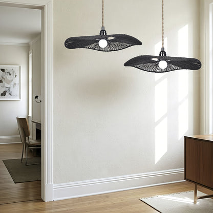 Handwoven Paper Rope Ceiling Shade