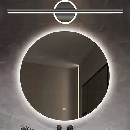 Luxe Black & Gold LED Mirror Wall Light
