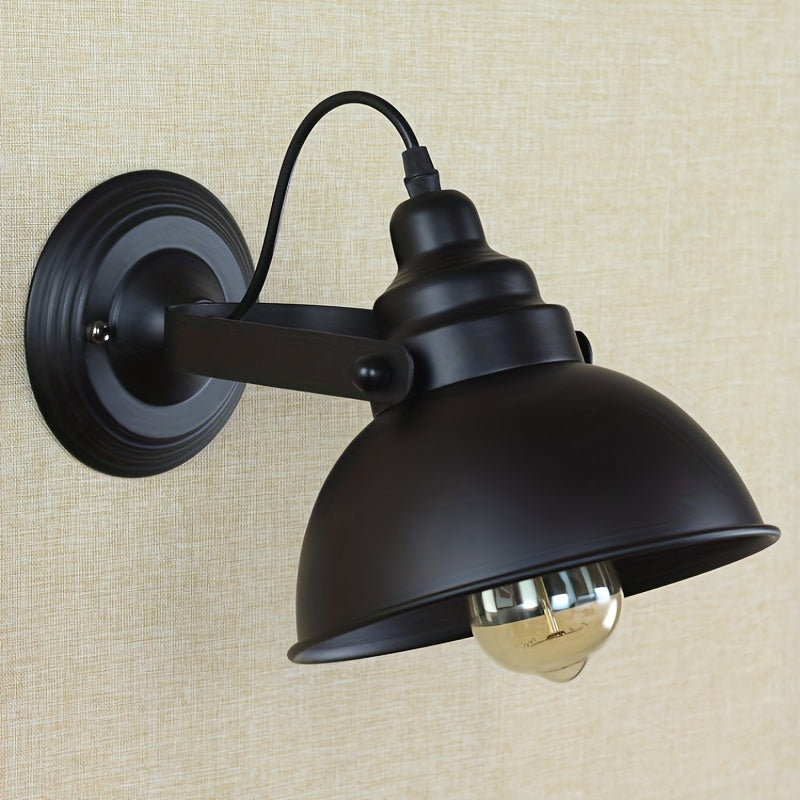 Retro Industrial Metal Wall Sconce