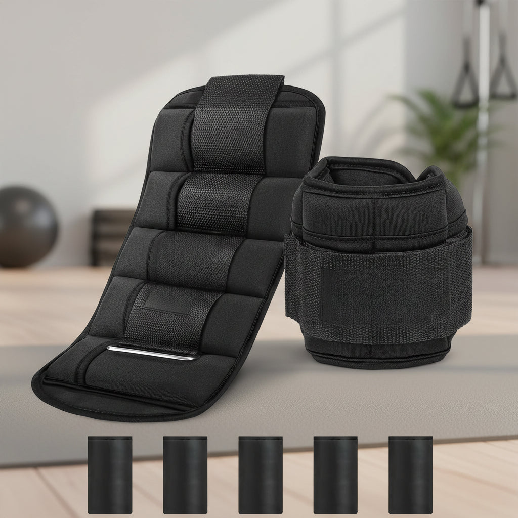 Adjustable Ankle Weights Set