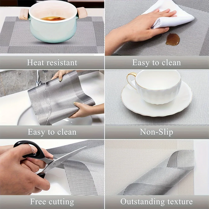 PlaciMat Heat-Resistant Washable Placemats