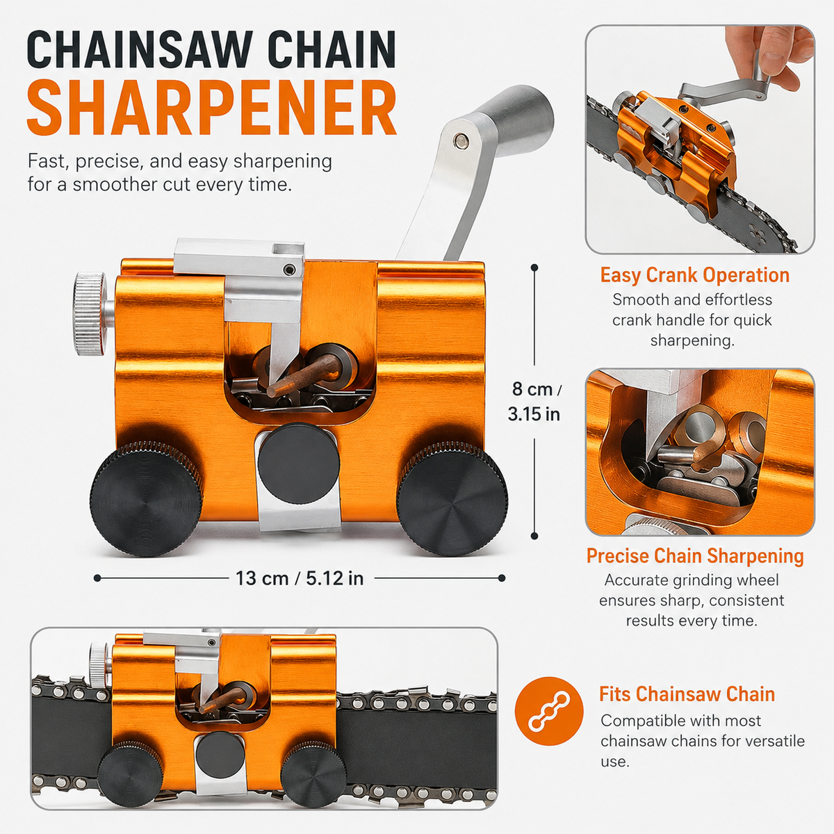 Chainsaw Chain Sharpening Tool