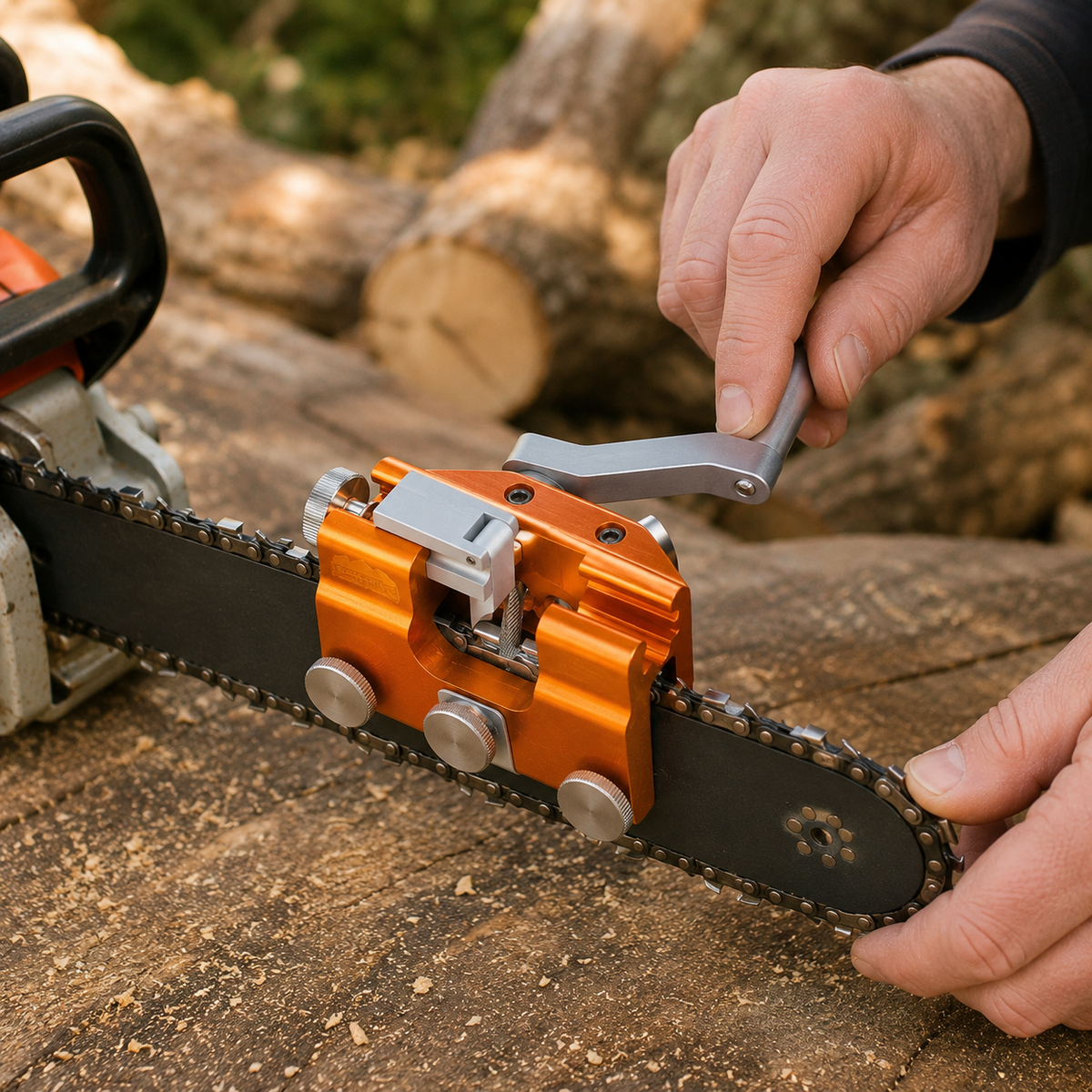 Chainsaw Chain Sharpening Tool