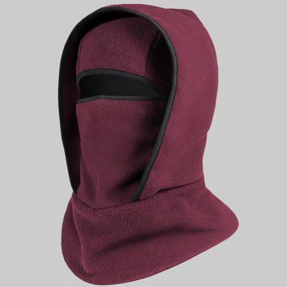 Cozy Crest Fleece Thermal Balaclava Ski Mask - Windproof Full Face Cover for Skiing, Cycling & Winter Work, 7 Colors