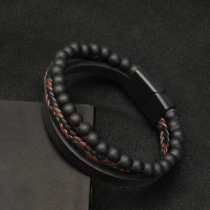 Natural Stone Bead Bracelet