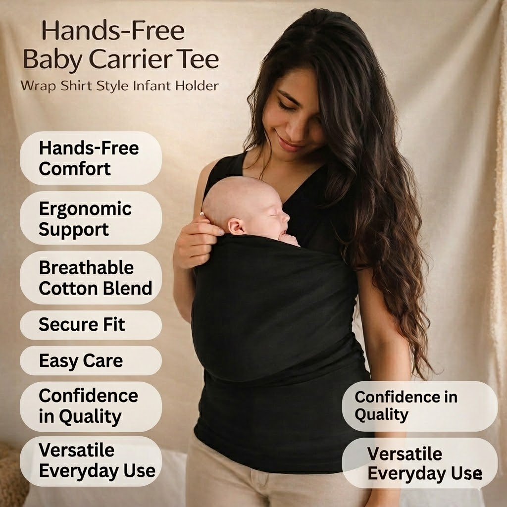 Hands-Free Baby Carrier Tee