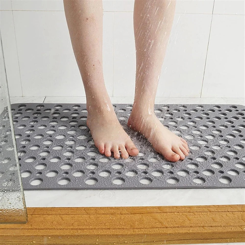 Suction Cup Drain Bath Mat