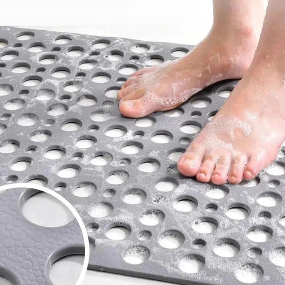 Suction Cup Drain Bath Mat