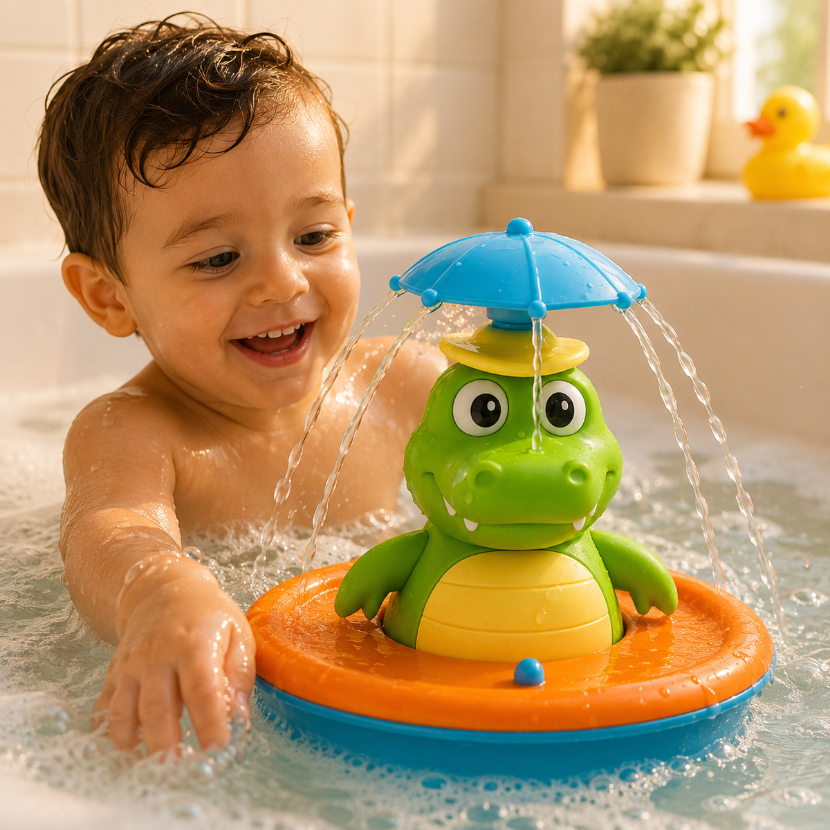 Light Up Spraying Bath Toy