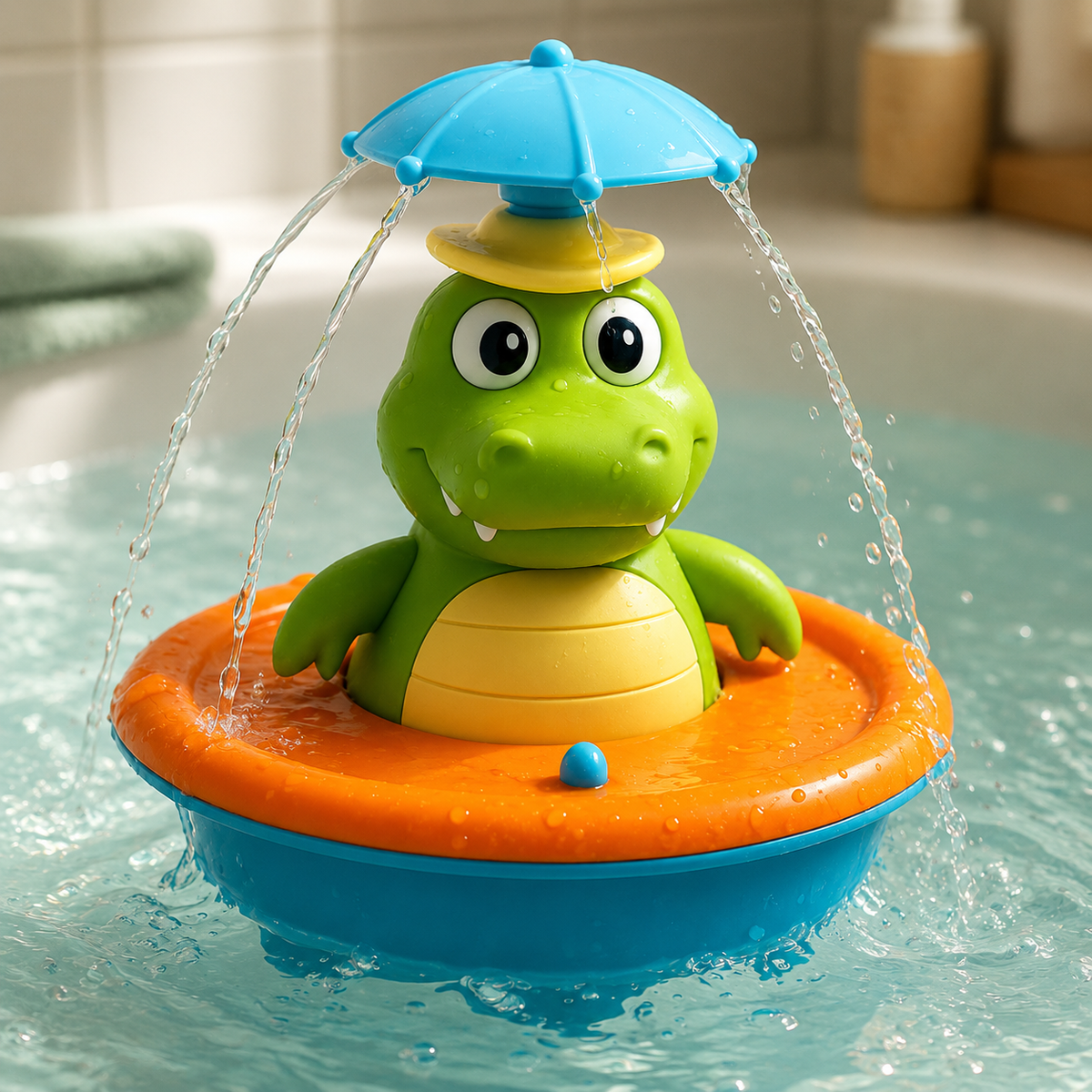 Light Up Spraying Bath Toy