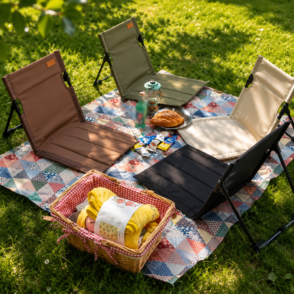 Foldable Reclining Beach Chair