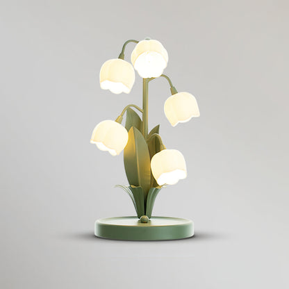 Bell Orchid Floral Table Lamp