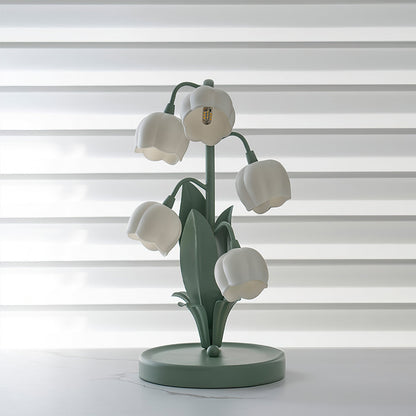 Bell Orchid Floral Table Lamp