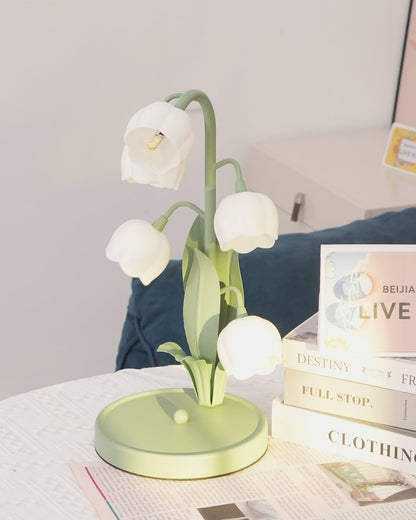 Bell Orchid Floral Table Lamp