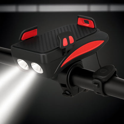 Bike Light Mount Powerbank Horn
