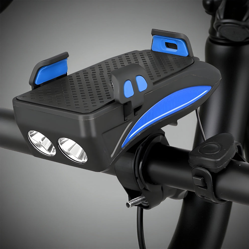 Bike Light Mount Powerbank Horn