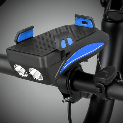 Bike Light Mount Powerbank Horn