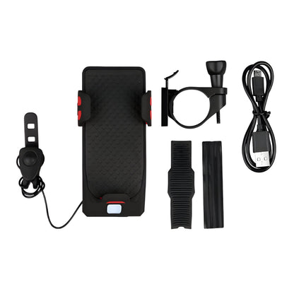 Bike Light Mount Powerbank Horn