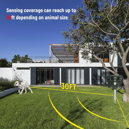 Solar Ultrasonic Garden Bird Deterrent