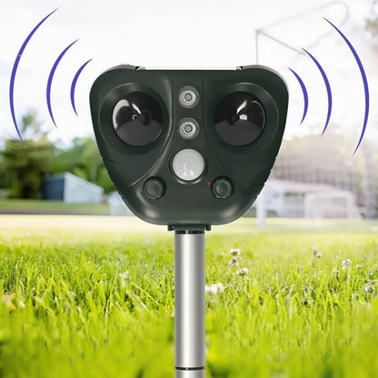Solar Ultrasonic Garden Bird Deterrent