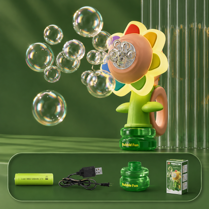 Flower Bubble Machine Toy