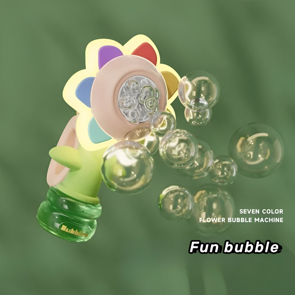 Flower Bubble Machine Toy