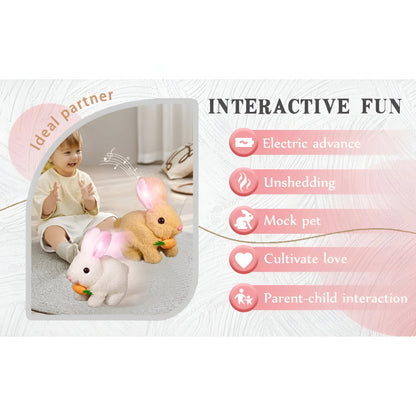 Lifelike Sitting Bunny Figurine